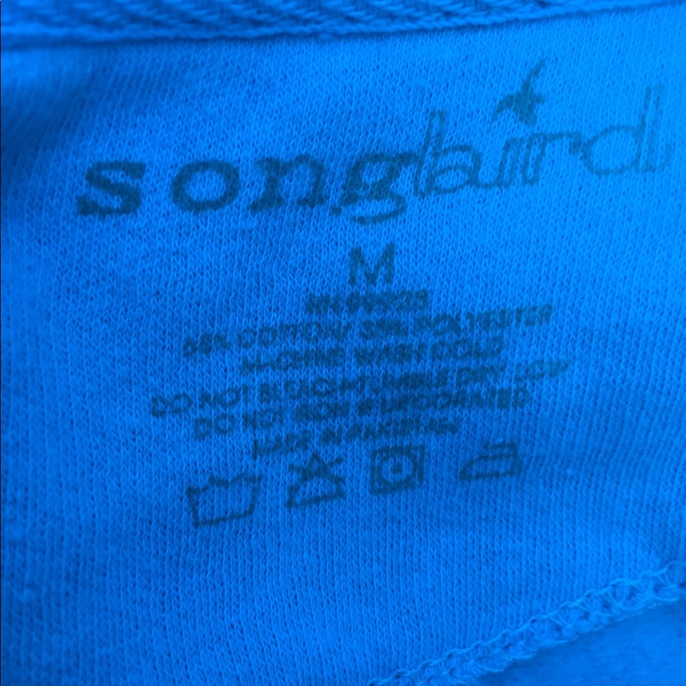 Songbird turquoise, “lime green zipper front hoody long sleeve active wear - Picture 2 of 8